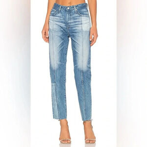 AG Phoebe Vintage High Waist Tapered Straight Leg Jeans 18 Years Vaulted 28